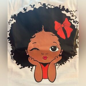 A cute graphic shirt for a little girl.💖